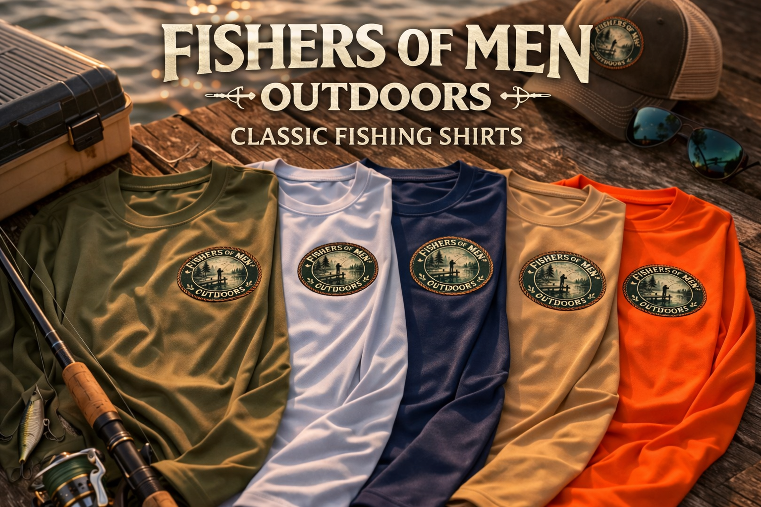 Classic Fishers of Men Performance Fishing Shirt