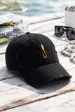 BlackSheep Distressed Embroidered Fishing Hook Hat
