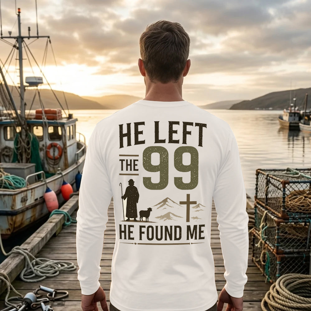 He Left the 99 Long Sleeve T-Shirt