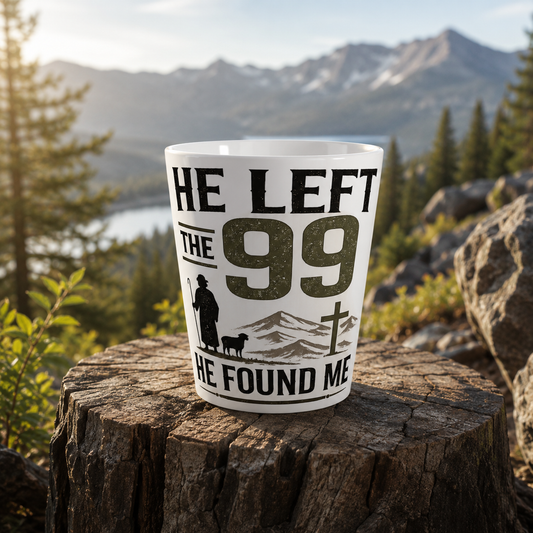 He Left the 99 Latte Mug