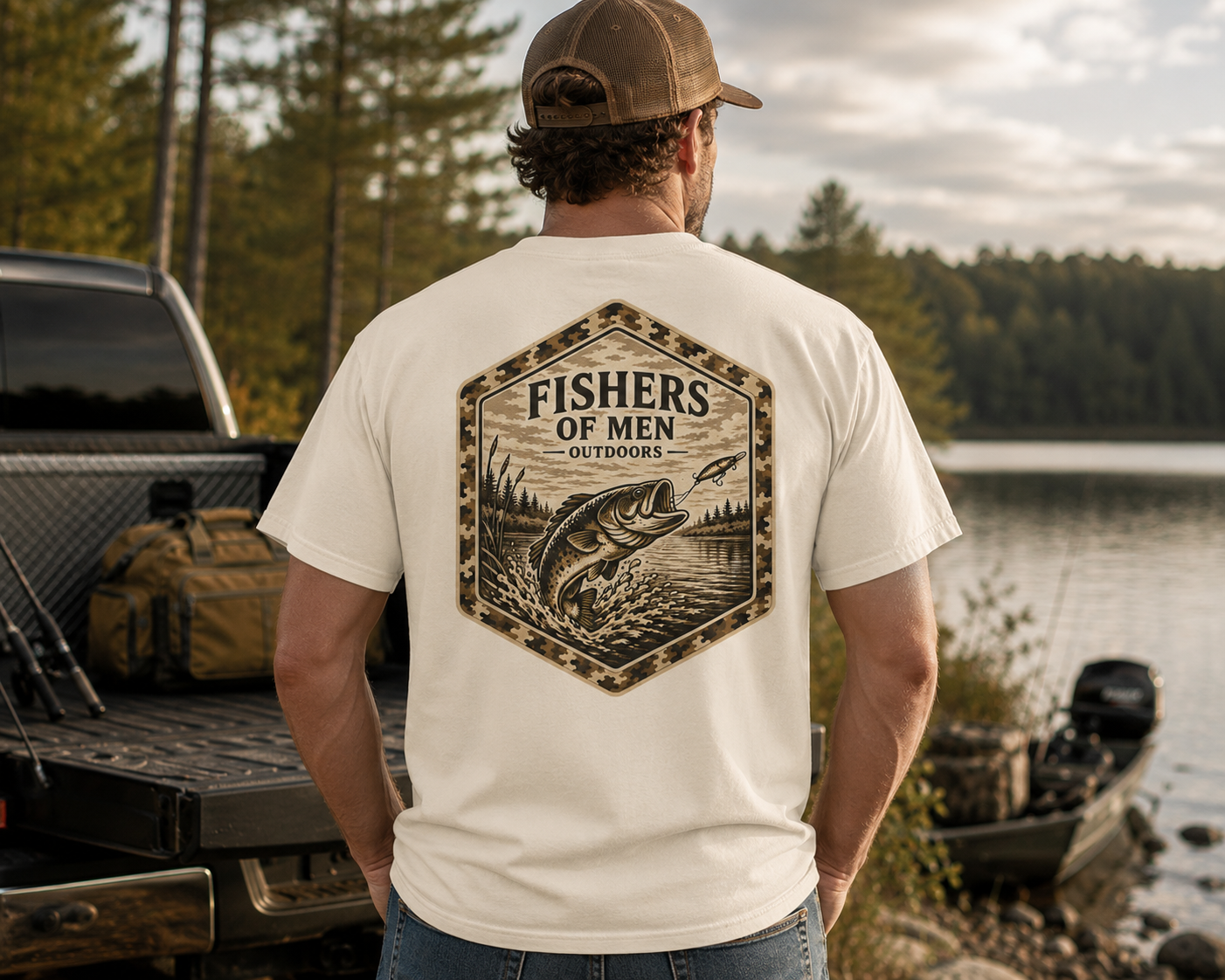 Reel Faith Bass Tee