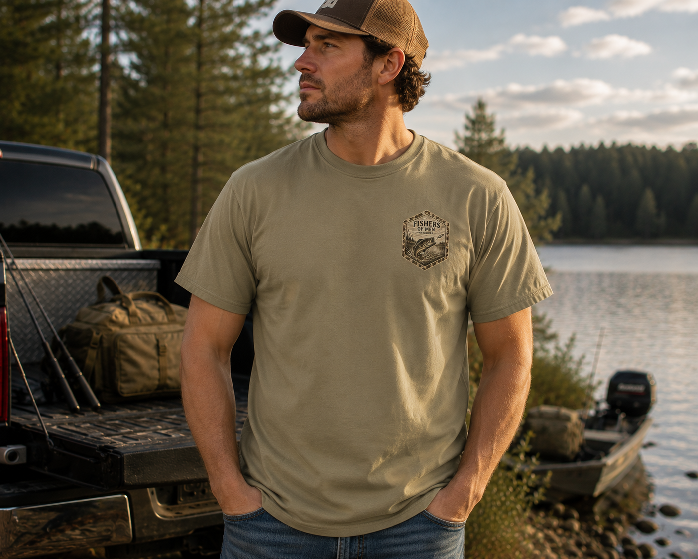 Reel Faith Bass Tee