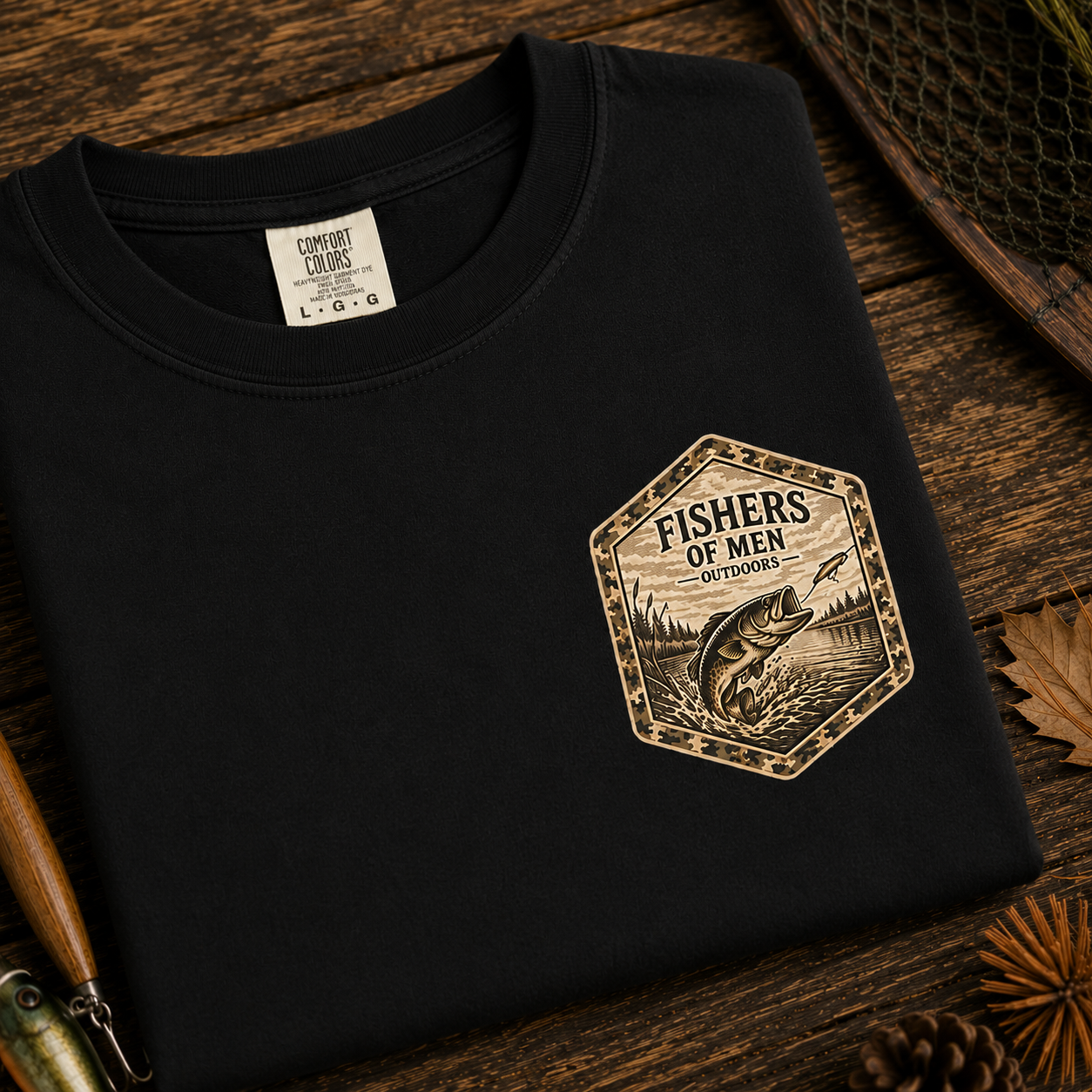 Reel Faith Bass Tee