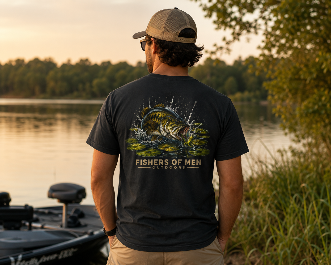 Topwater Slam Bass Tee