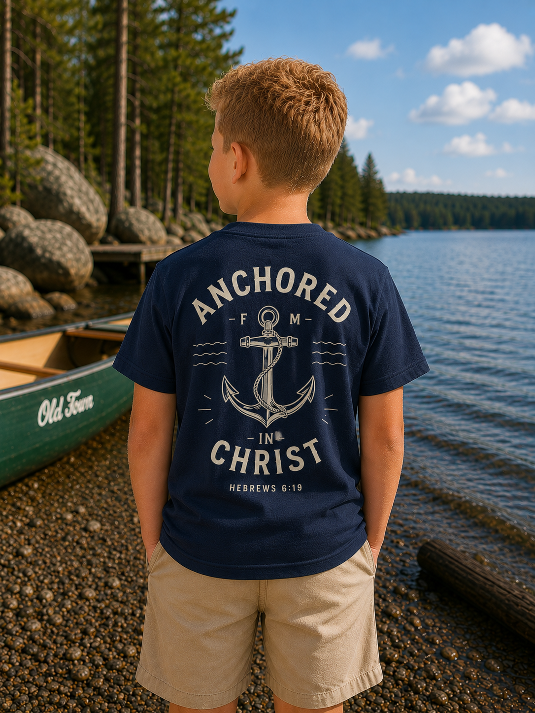 Kids - Anchored in Christ Tee