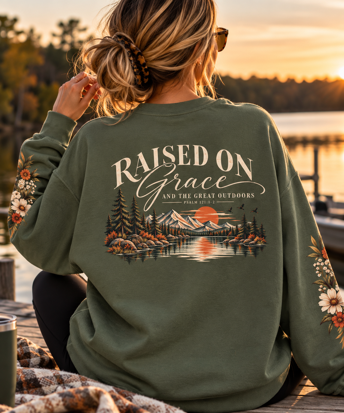 Raised on Grace Crewneck Sweatshirt