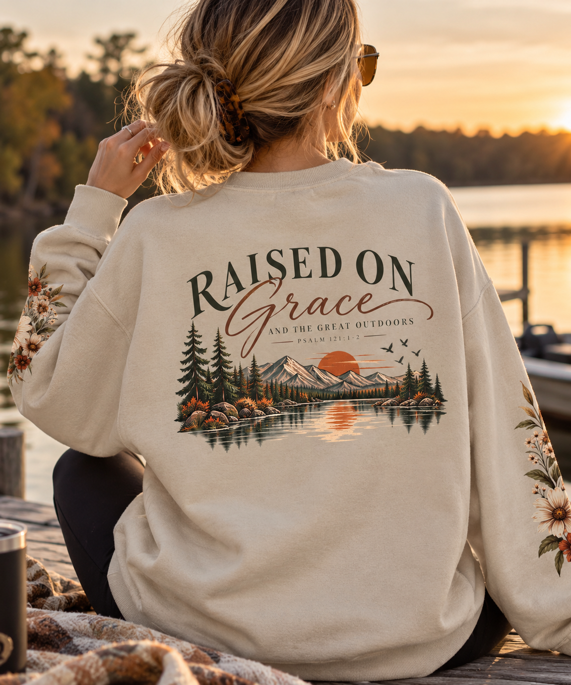 Raised on Grace Crewneck Sweatshirt