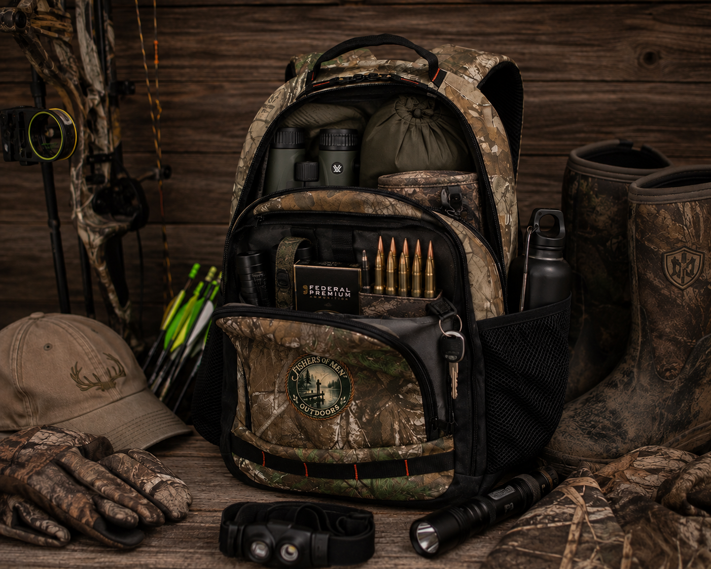 FOM CAMO HUNTING BACKPACK