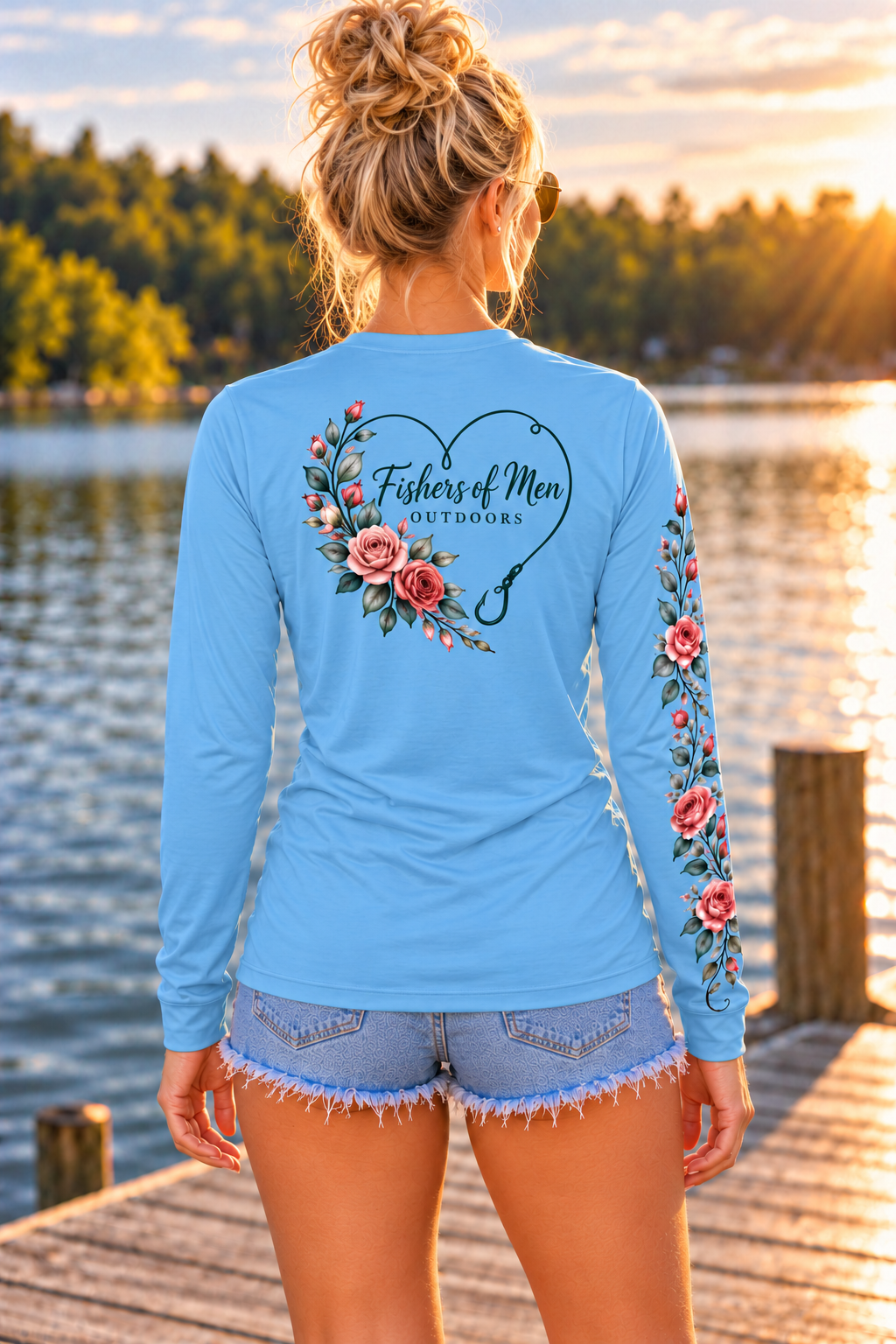 Hooked On Fishing Womens SPF Performance Shirt