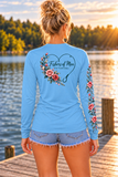 Hooked On Fishing Womens SPF Performance Shirt