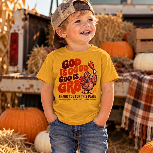 God is GR8 Toddler Tee