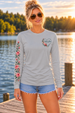 Hooked On Fishing Womens SPF Performance Shirt