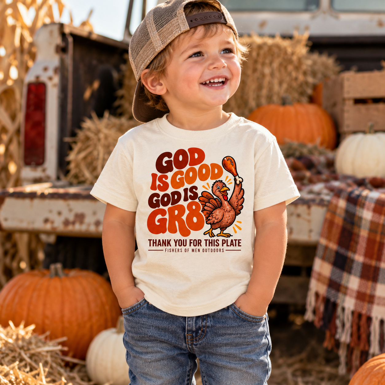 God is GR8 Toddler Tee