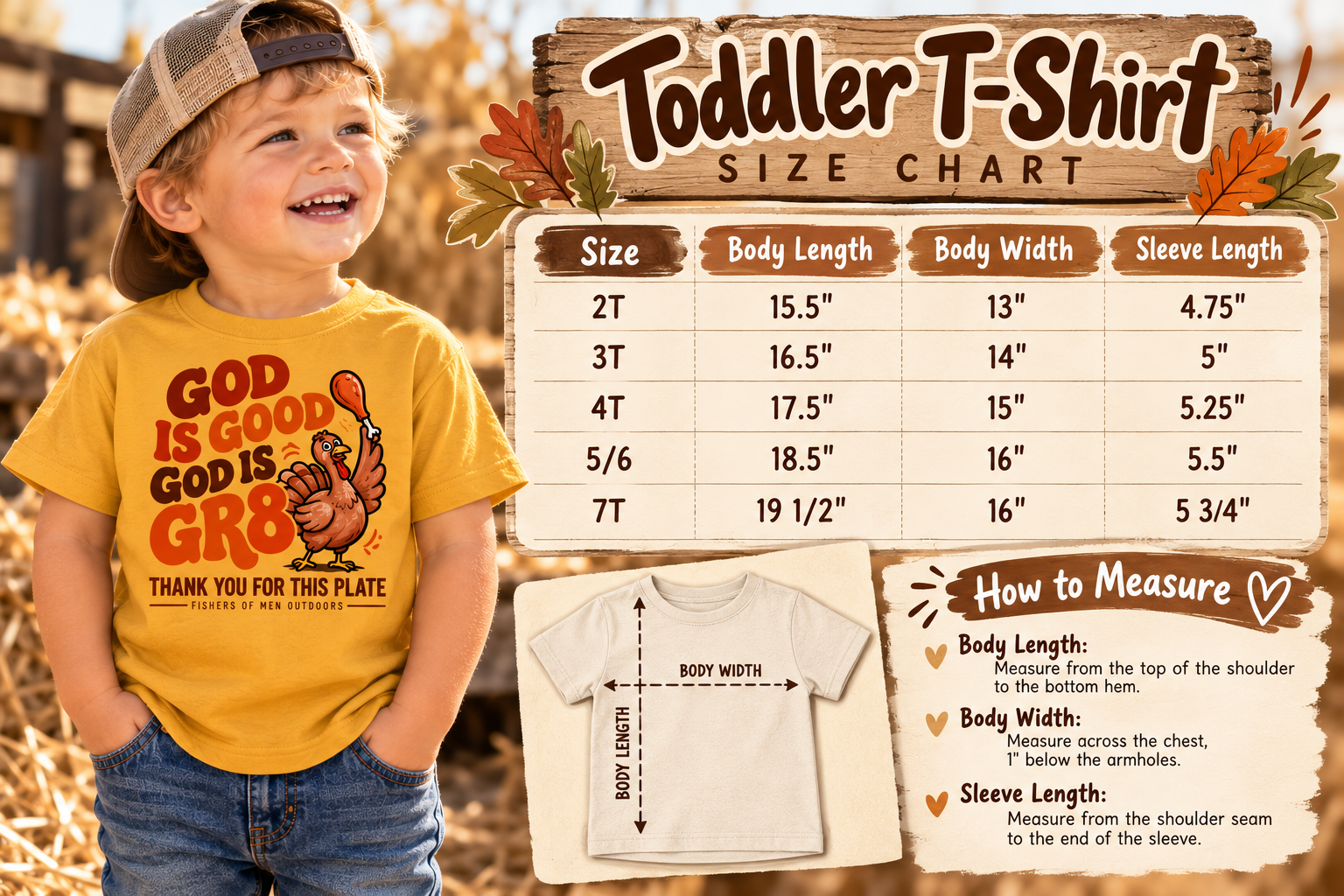 God is GR8 Toddler Tee