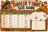 Turkeys, Football & Fall Toddler Tee